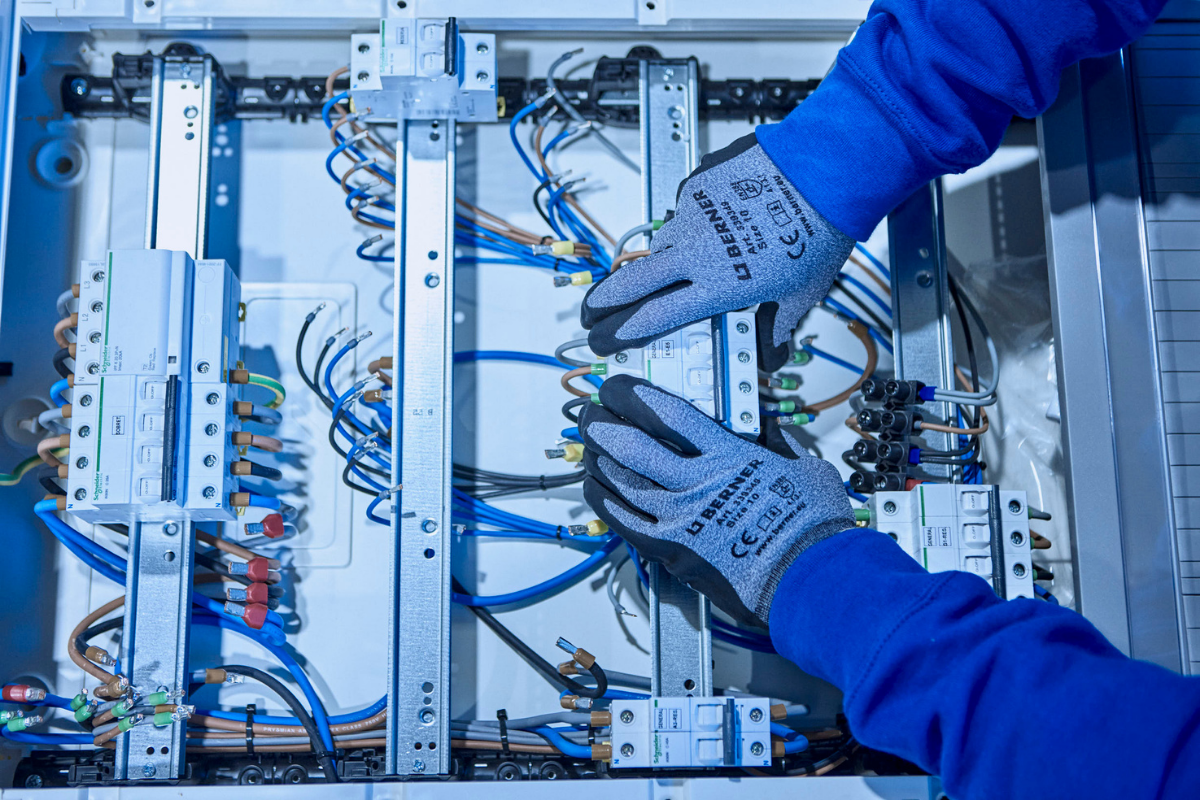 Elektroinstallation in Wohngebäuden